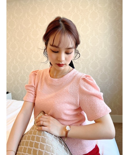 jumelle(ジュメロ)の「パフT(Tシャツ/カットソー・レディース・ベージュ/ピンク・FREE)」の21枚目の写真