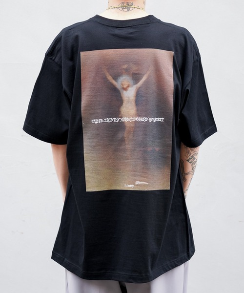 Subciety（サブサエティ）の「LAST WORDS TEE（Tシャツ/カットソー・メンズ・ホワイト/ブラック・SMALL/MEDIUM/LARGE/X-LARGE/XX-LARGE）」の2枚目の写真