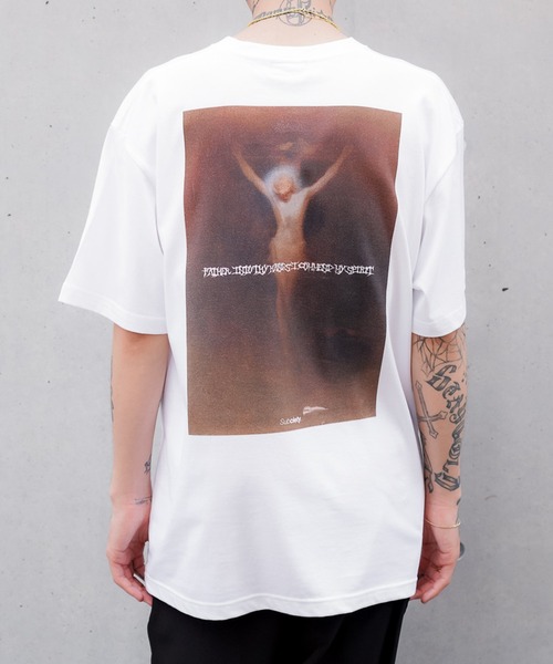 Subciety（サブサエティ）の「LAST WORDS TEE（Tシャツ/カットソー・メンズ・ホワイト/ブラック・SMALL/MEDIUM/LARGE/X-LARGE/XX-LARGE）」の12枚目の写真