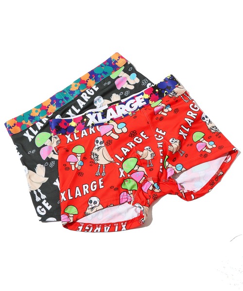 XLARGE（エクストララージ）の「XLARGE/エクストララージ 鳥とキノコ ボクサーパンツ（ボクサーパンツ・メンズ・レッド/ブラック・XL/L/M）」の11枚目の写真