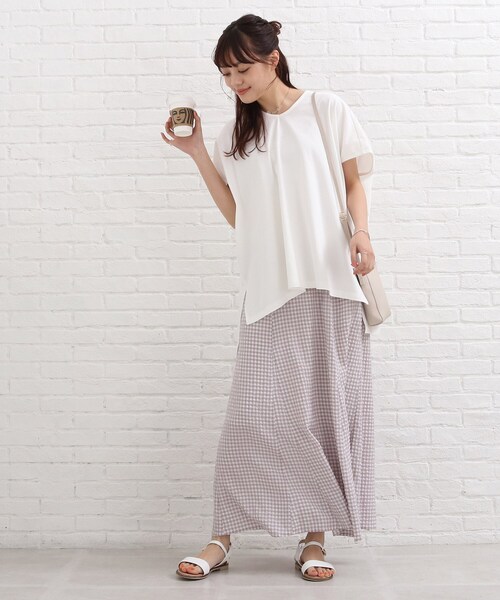 SHOO・LA・RUE（シューラルー）の「◆ギンガムチェックマーメイドスカート（スカート・レディース・グリーン系その他3/グレー系1/ブルー系1・00）」の14枚目の写真