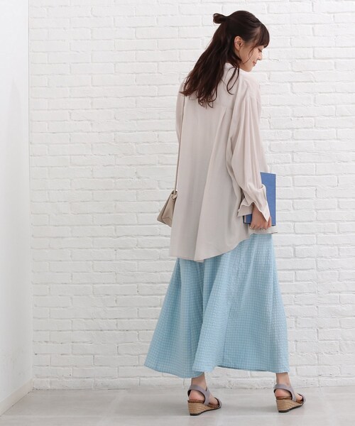 SHOO・LA・RUE（シューラルー）の「◆ギンガムチェックマーメイドスカート（スカート・レディース・グリーン系その他3/グレー系1/ブルー系1・00）」の22枚目の写真