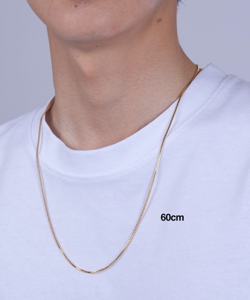 HYPE（ハイプ）の「【HYPE】ハイプ/ ボックスチェーン ネックレス/50cm