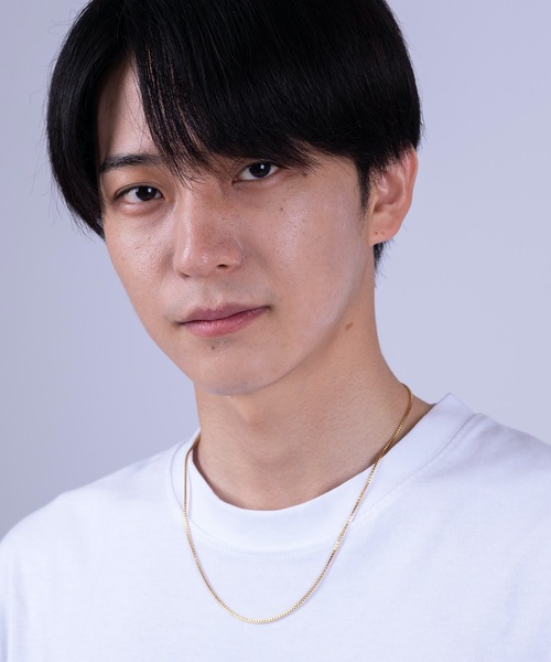 HYPE（ハイプ）の「【HYPE】ハイプ/ ボックスチェーン ネックレス/50cm,55cm,60cm（ネックレス・メンズ・シルバー/ゴールド・50cm/60cm/55cm）」の4枚目の写真