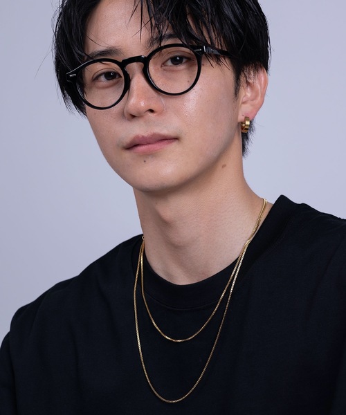 HYPE（ハイプ）の「【HYPE】ハイプ/ ボックスチェーン ネックレス/50cm,55cm,60cm（ネックレス・メンズ・シルバー/ゴールド・50cm/60cm/55cm）」の8枚目の写真