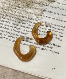 【apres jour clair×ARIAZ】シンプルアクリルピアス【ZOZOTOWN限定アイテム】