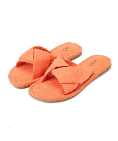 LUGG NAGG（ラグナグ）の「ロールクロススエードサンダル（サンダル・レディース・チャコールグレー/レッド/イエロー/アイボリー/モカ・LL/S/M/L）」の22枚目の写真