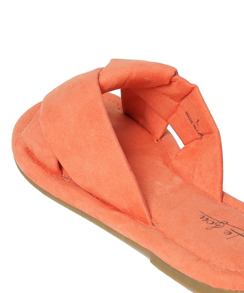 LUGG NAGG（ラグナグ）の「ロールクロススエードサンダル（サンダル・レディース・チャコールグレー/レッド/イエロー/アイボリー/モカ・LL/S/M/L）」の18枚目の写真