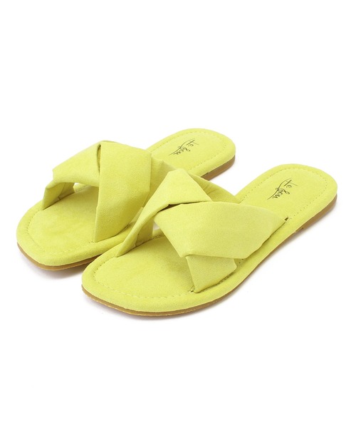 LUGG NAGG（ラグナグ）の「ロールクロススエードサンダル（サンダル・レディース・チャコールグレー/レッド/イエロー/アイボリー/モカ・LL/S/M/L）」の17枚目の写真