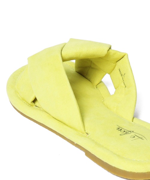 LUGG NAGG（ラグナグ）の「ロールクロススエードサンダル（サンダル・レディース・チャコールグレー/レッド/イエロー/アイボリー/モカ・LL/S/M/L）」の13枚目の写真