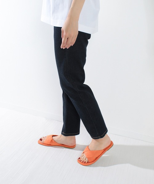 LUGG NAGG（ラグナグ）の「ロールクロススエードサンダル（サンダル・レディース・チャコールグレー/レッド/イエロー/アイボリー/モカ・LL/S/M/L）」の9枚目の写真