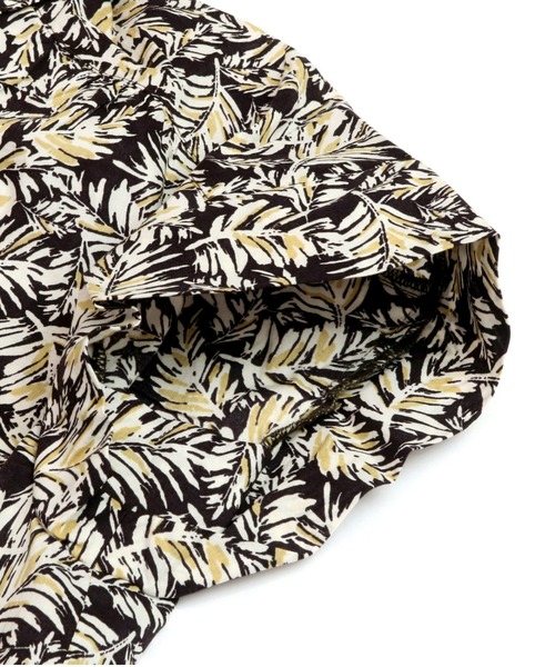 SOIL フレンチスリーブ 花柄ブラウス ギャザー S相当 TOKYO SHIRTS（トウキョウシャツ）の「フレンチスリーブ