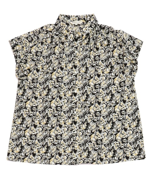 ボヘミアンズ　ボタニカル模様　フレンチスリーブ　シャツ　サイズ2 BOTANICAL - Bohemians（ボヘミアンズ） 公式通販オンラインショップ