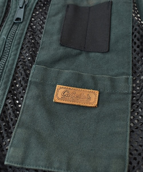 VINTAGE(ヴィンテージ)の「【ヴィンテージ古着】Cabela's / カベラス ハンティングベスト(ベスト・メンズ・グリーン・MEDIUM)」の2枚目の写真