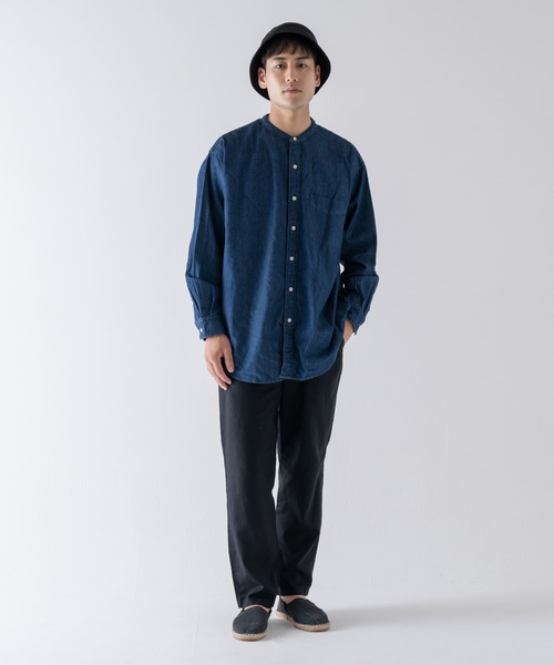 BRICK & SONS(ブリックアンドサンズ)の「リラックス デニムシャツ<インディゴブルー>(シャツ/ブラウス・メンズ・インディゴブルー・LL/M/L)」の18枚目の写真