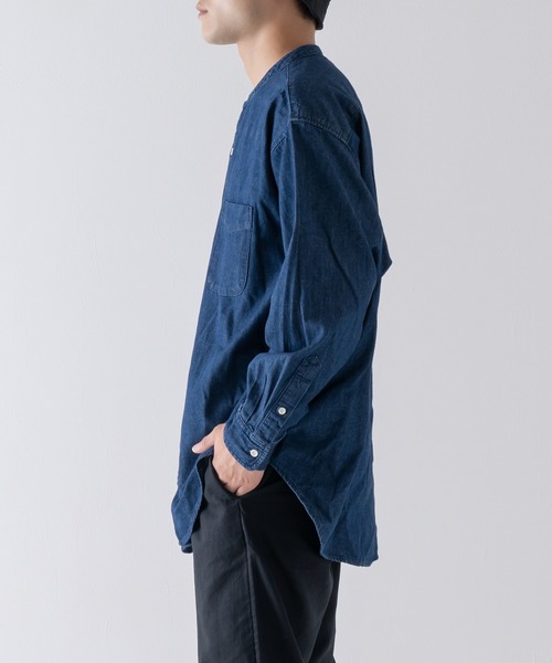 BRICK & SONS(ブリックアンドサンズ)の「リラックス デニムシャツ<インディゴブルー>(シャツ/ブラウス・メンズ・インディゴブルー・LL/M/L)」の19枚目の写真