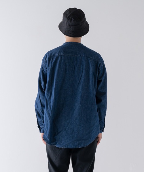 BRICK & SONS(ブリックアンドサンズ)の「リラックス デニムシャツ<インディゴブルー>(シャツ/ブラウス・メンズ・インディゴブルー・LL/M/L)」の20枚目の写真