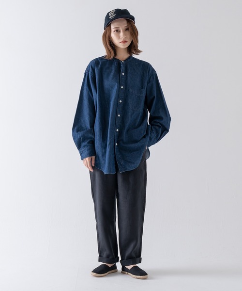 BRICK & SONS(ブリックアンドサンズ)の「リラックス デニムシャツ<インディゴブルー>(シャツ/ブラウス・メンズ・インディゴブルー・LL/M/L)」の22枚目の写真