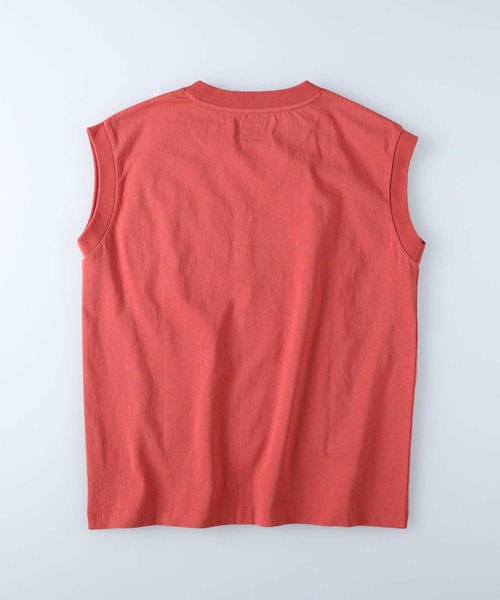 Lee(リー)の「【Lee】ノースリカレッジプリントT(Tシャツ/カットソー・レディース・オレンジ・L/M)」の6枚目の写真