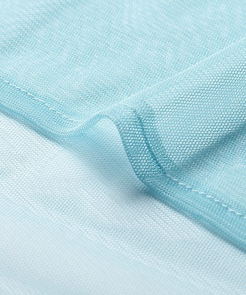 AS KNOW AS PINKY（アズノゥアズピンキー）の「色をプラスにチュールシャツ（シャツ/ブラウス・レディース・オフホワイト/イエロー/ピンク/ライトブルー・FREE）」の12枚目の写真