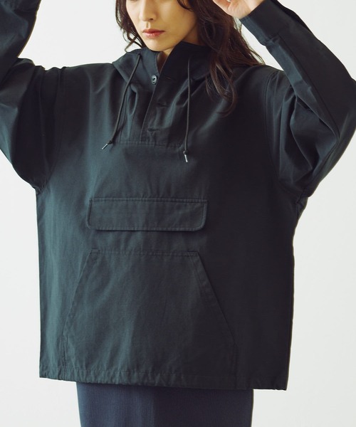 Omekashi（オメカシ）の「【earthy_】アノラックパーカー（マウンテンパーカー・レディース・ブラック/カーキ・FREE）」の2枚目の写真