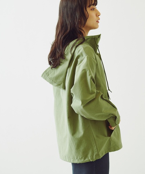 Omekashi（オメカシ）の「【earthy_】アノラックパーカー（マウンテンパーカー・レディース・ブラック/カーキ・FREE）」の9枚目の写真