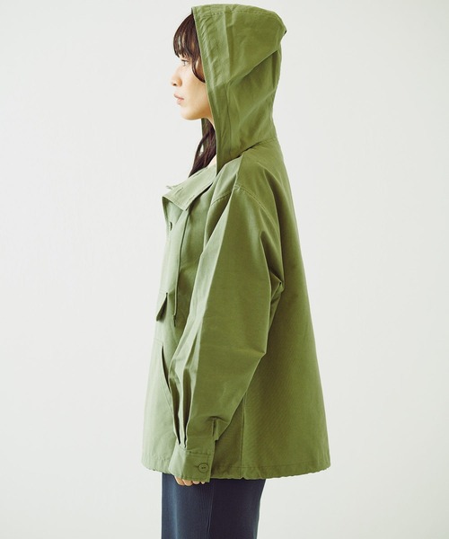 Omekashi（オメカシ）の「【earthy_】アノラックパーカー（マウンテンパーカー・レディース・ブラック/カーキ・FREE）」の11枚目の写真