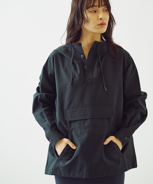 Omekashi（オメカシ）の「【earthy_】アノラックパーカー（マウンテンパーカー・レディース・ブラック/カーキ・FREE）」の13枚目の写真