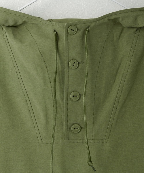 Omekashi（オメカシ）の「【earthy_】アノラックパーカー（マウンテンパーカー・レディース・ブラック/カーキ・FREE）」の10枚目の写真