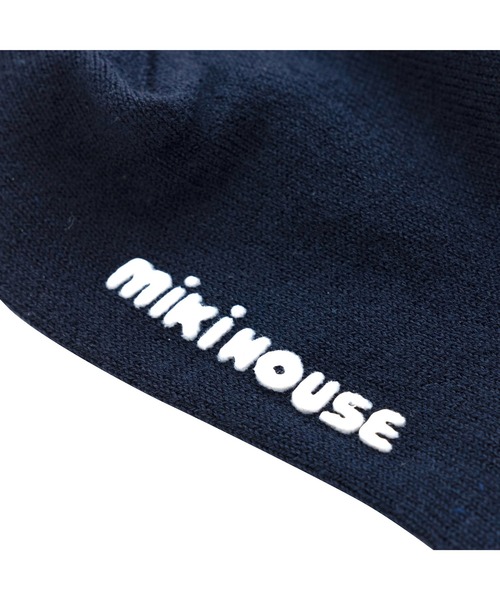 MIKI HOUSE（ミキハウス）の「ロゴ刺繍入りハイソックス（ソックス/靴下・キッズ・ホワイト/ネイビー・13-15cm/19-21cm/15-17cm/17-19cm）」の6枚目の写真