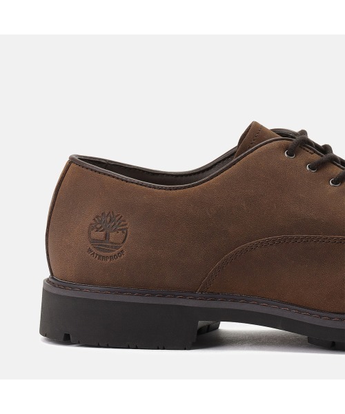 Timberland(ティンバーランド)の「ストームバックス ウォータープルーフ レースアップ シューズ メンズ(防水)(ドレスシューズ・メンズ・ブラウン・26.5cm/27.5cm/28.0cm/26.0cm/27.0cm/25.5cm/25.0cm/32cm/29.0cm/30cm/29.5cm/28.5cm/24.5cm)」の3枚目の写真