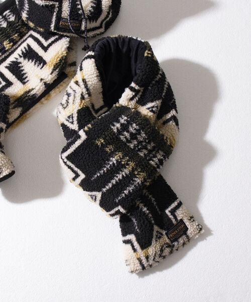PENDLETON(ペンドルトン)の「【PENDLETON/ペンドルトン】別注HARDING ボアマフラー リバーシブル フリース(マフラー・メンズ・ホワイト系その他/ブラック系その他/ベージュ系その他・FREE)」の20枚目の写真