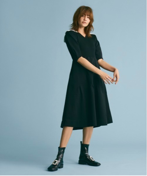 CELFORD（セルフォード）の「ビジュー付きローファーショートブーツ