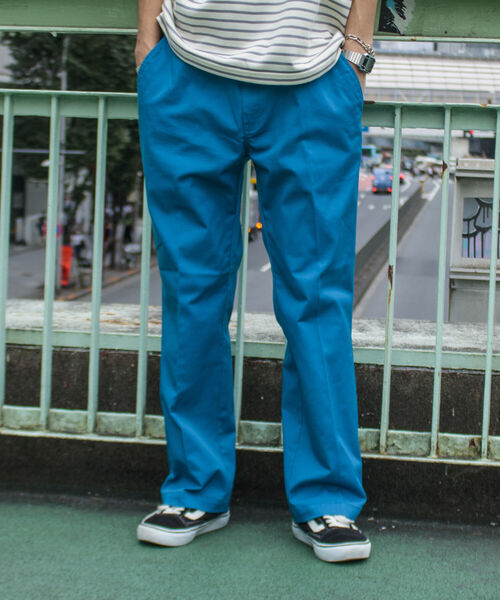 Dickies（ディッキーズ）の「【Dickies/ディッキーズ】T/C ツイルイージーパンツ ワイドチノ チノパン ルーズフィット（チノパンツ・メンズ・ベージュ/オリーブ/ブルー/ブラック・XL/M/L）」の19枚目の写真