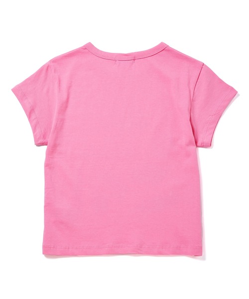 bonjour records(ボンジュールレコーズ)の「【WHYNOTUS/ワイノットアス】WNUS sticker tee WNUSステッカーTシャツ(Tシャツ/カットソー・レディース・ピンク/イエロー・S/M)」の10枚目の写真