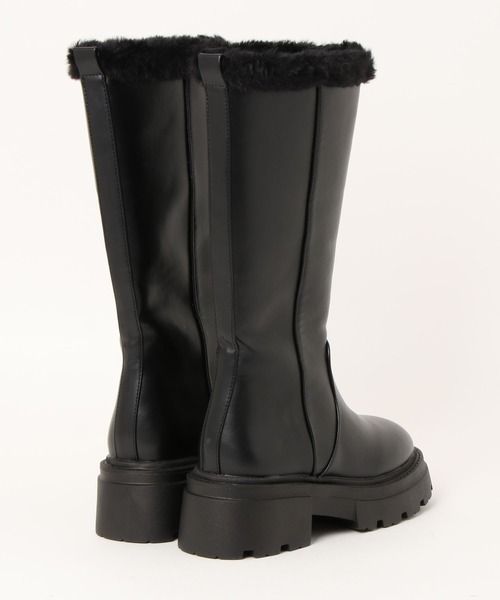 moment+（モーメントプラス）の「トラックソール2WAYファー使いロングブーツ（ブーツ・レディース・ブラック/ブラック系その他・M/LL/L/S）」の21枚目の写真