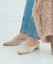 Shelly island | ベロアフラットサンダル(サンダル)