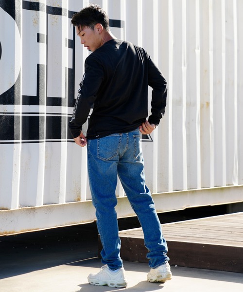 VOLCOM（ボルコム）の「VOLCOM/ボルコム スリーブロゴ ロングスリーブTシャツ/ロンT AF632205（Tシャツ/カットソー・メンズ・ブラック・M/L/XL）」の10枚目の写真