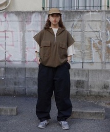 Badhiya | NOSLEEVE ANORAK - twill(ベスト)