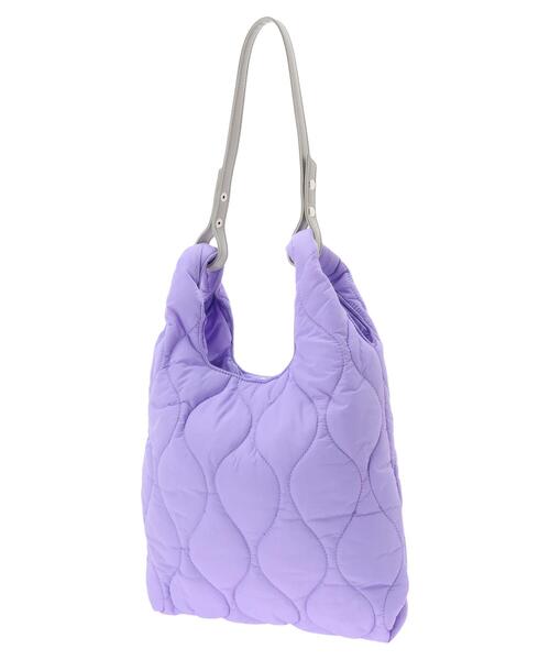 Green　Parks（グリーンパークス）の「キルトトートバッグ（トートバッグ・レディース・ブラウン/パープル/ホワイト・FREE）」の7枚目の写真