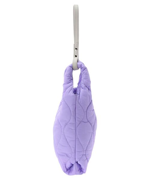 Green　Parks（グリーンパークス）の「キルトトートバッグ（トートバッグ・レディース・ブラウン/パープル/ホワイト・FREE）」の5枚目の写真