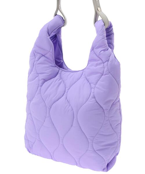 Green　Parks（グリーンパークス）の「キルトトートバッグ（トートバッグ・レディース・ブラウン/パープル/ホワイト・FREE）」の11枚目の写真