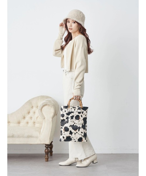 earth music&ecology（アースミュージックアンドエコロジー）の「Wジップニットカーディガン（カーディガン/ボレロ・レディース・ブラック/ベージュ/ブルー・FREE）」の10枚目の写真