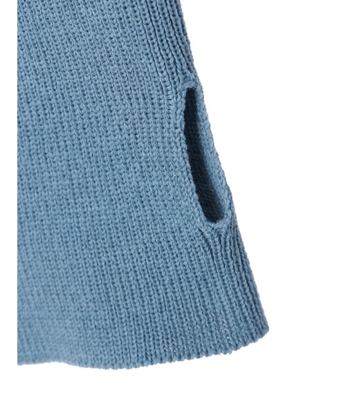 earth music&ecology（アースミュージックアンドエコロジー）の「Wジップニットカーディガン（カーディガン/ボレロ・レディース・ブラック/ベージュ/ブルー・FREE）」の8枚目の写真