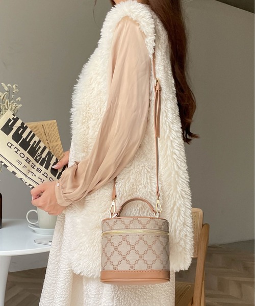 WEGO(ウィゴー)の「WEGO/バニティーショルダーバッグ(ショルダーバッグ・レディース・ブラック系その他/その他1/ホワイト系その他/ホワイト/ブラック・FREE)」の17枚目の写真