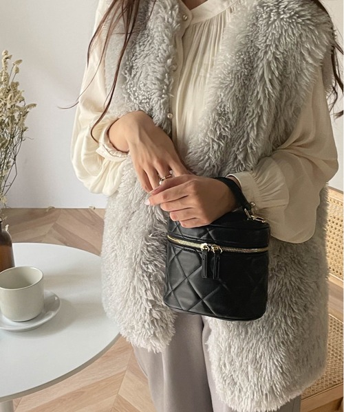 WEGO(ウィゴー)の「WEGO/バニティーショルダーバッグ(ショルダーバッグ・レディース・ブラック系その他/その他1/ホワイト系その他/ホワイト/ブラック・FREE)」の20枚目の写真