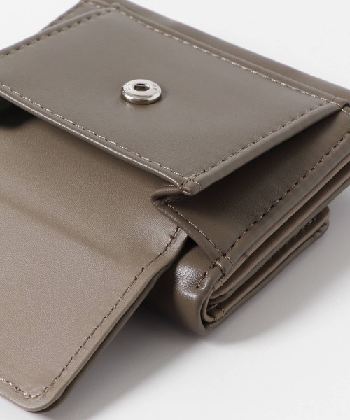 SENSE OF PLACE by URBAN RESEARCH（センスオブプレイスバイアーバンリサーチ）の「ミニマムコンパクトウォレット（財布・レディース・ブラック/シルバー/モカ・ONE）」の16枚目の写真