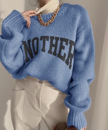 Girly Doll | 配色ロゴニット・セーター(ニット/セーター)