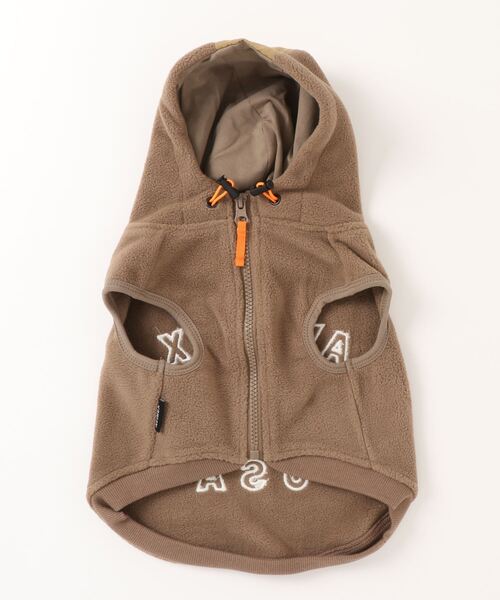 AVIREX（アヴィレックス）の「AVIREX/バーシティフリースフーディ（ペットウェア・メンズ・ブラウン/カーキ・2L/3L/S/M/L/XS/3S/3M）」の11枚目の写真