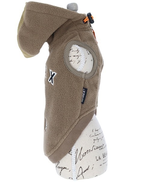 AVIREX（アヴィレックス）の「AVIREX/バーシティフリースフーディ（ペットウェア・メンズ・ブラウン/カーキ・2L/3L/S/M/L/XS/3S/3M）」の10枚目の写真